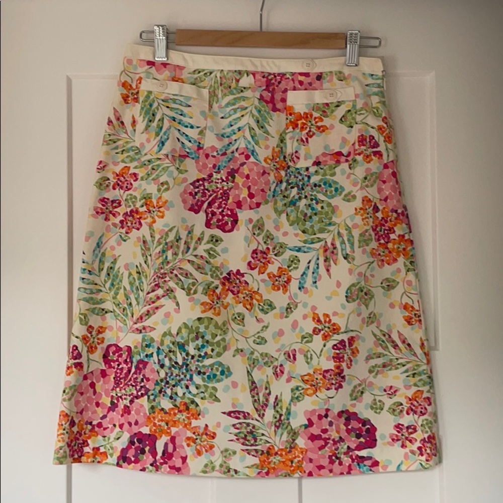 Talbots floral skirt - in spring colors